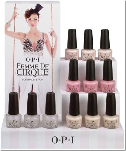 OPI Femme de cirque display