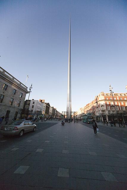 Dublino - O'Connell Street and the Spire of Dublin. 