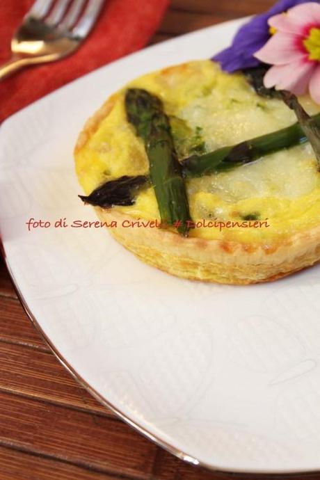 TARTELLETTE AL TALEGGIO E ASPARAGI di Dolcipensieri