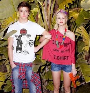 Immagini la lookbook di Bershka, collezione estate 2011