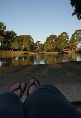 Tardo pomeriggio a Coburg Lake