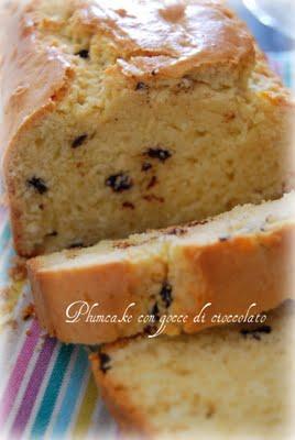 Plumcake con gocce di cioccolato