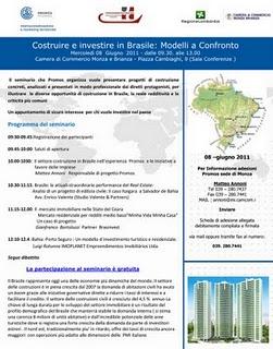 SEMINARIO: Costruire e investire in Brasile: Modelli a Confronto