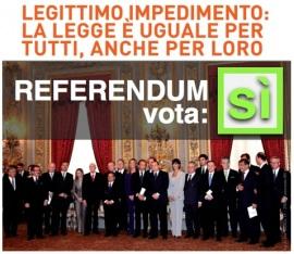 Berlusconi, anche basta. W il Referendum