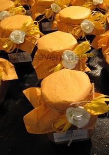 Giallo e Arancio per le bomboniere BIO Giallo e Arancio per le bomboniere BIO