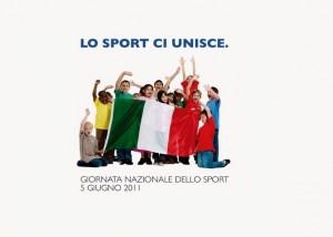 5 giugno: VIII Giornata Nazionale dello Sport