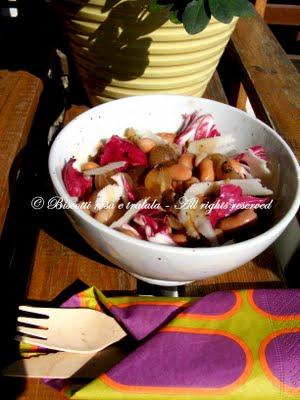 Onion and beans salad