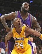 Contro l'ex compagno: Shaquille O'Neal e Kobe Bryant (Reuters)