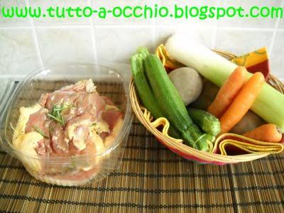 Esperimento quasi riuscito - Pollo alle verdure in sacchetto