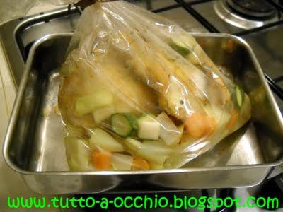 Esperimento quasi riuscito - Pollo alle verdure in sacchetto