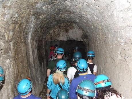 Speleologi in azione