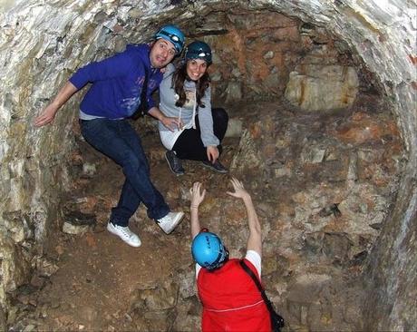 Speleologi in azione