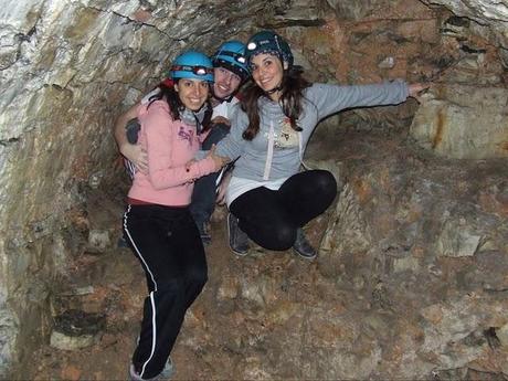 Speleologi in azione