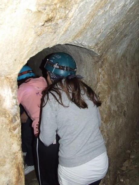 Speleologi in azione