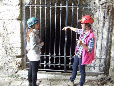 Speleologi in azione