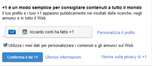 Aggiungere bottone Google sito.