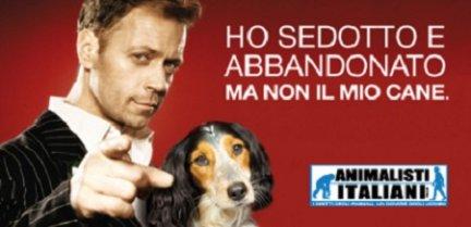 ROCCO SIFFREDI A FAVORE, UPS... CONTRO L'ABBANDONO DEI CANI