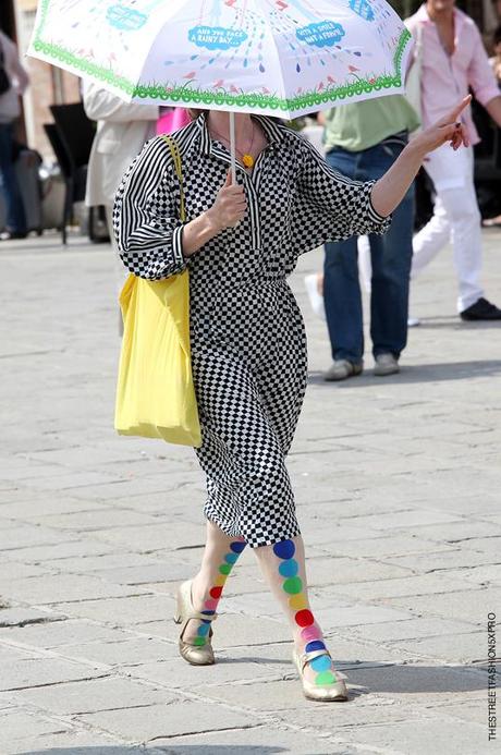 In the Street...Squared & Colored dots...La Biennale di Venezia...ILLUMINATIONS..., Venice