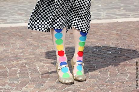 In the Street...Squared & Colored dots...La Biennale di Venezia...ILLUMINATIONS..., Venice