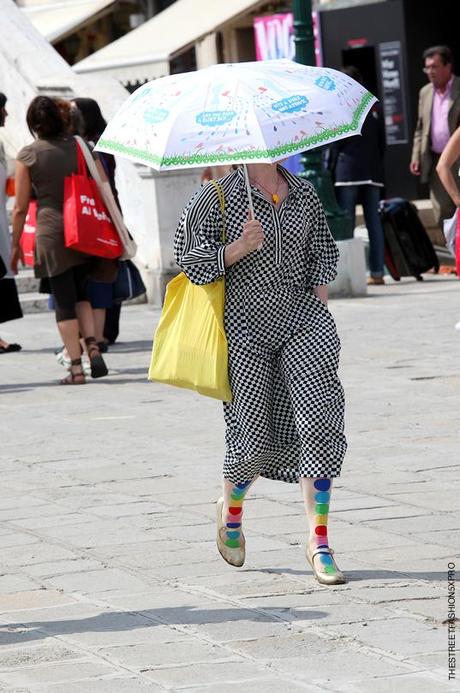 In the Street...Squared & Colored dots...La Biennale di Venezia...ILLUMINATIONS..., Venice