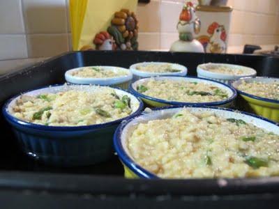 Timballo di asparagi alla Julia Child