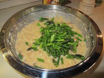 Timballo di asparagi alla Julia Child