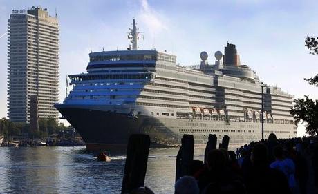 Queen Elizabeth, prima volta a Travemünde
