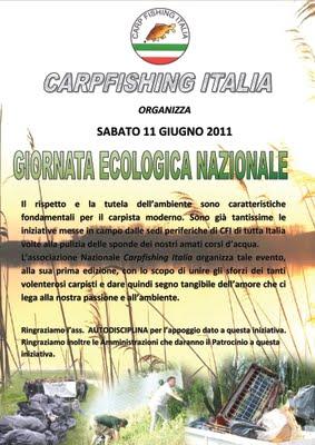 1a Giornata Ecologica Nazionale Carpisti per l'Ambiente