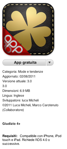 iLucky: applicazione per iPhone che ti avvisa delle estrazioni tramite notifiche PUSH