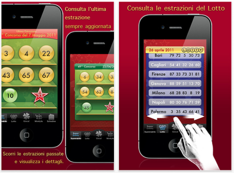 iLucky: applicazione per iPhone che ti avvisa delle estrazioni tramite notifiche PUSH