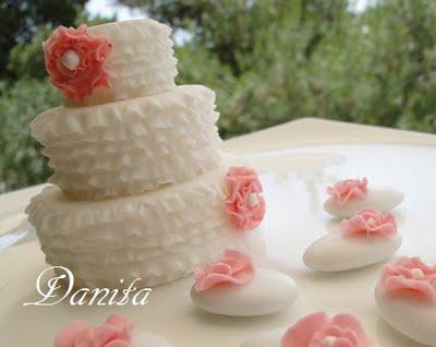 Mini wedding cake romantici