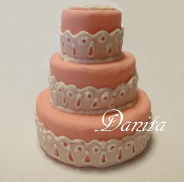 Mini wedding cake romantici