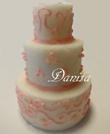 Mini wedding cake romantici