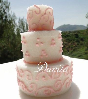 Mini wedding cake romantici