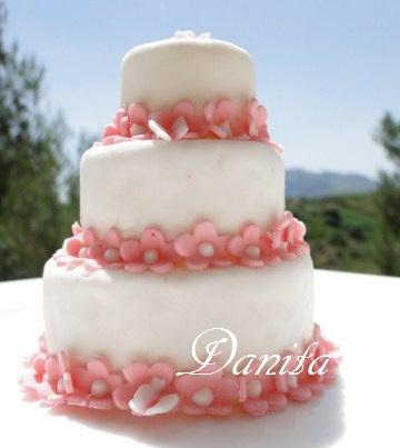 Mini wedding cake romantici