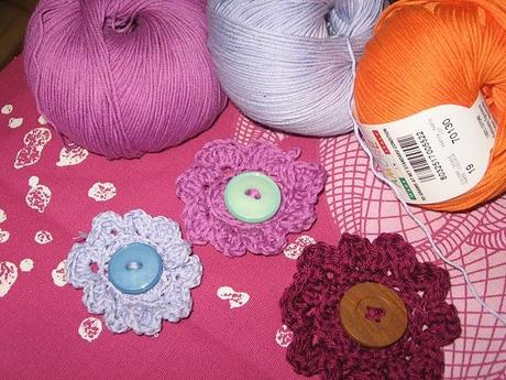 Il lunedì creativo- fiori crochet