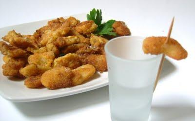 fagioli fritti (ghigantes tiganiti)