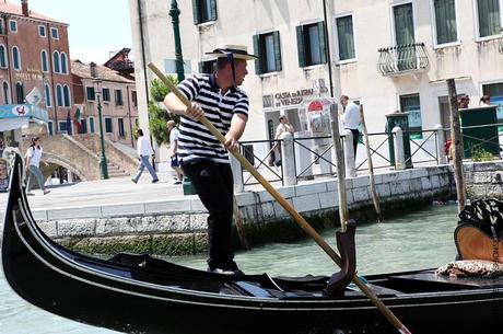 In the Street...Venice in stripes