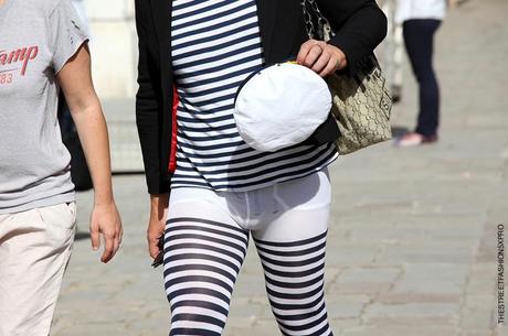 In the Street...Venice in stripes