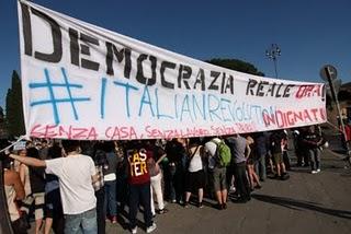 UnoNotizie: INDIGNATI, DOPO LA SPAGNA ANCHE IN ITALIA / Roma, il vento dell'indignazione e della democrazia soffia anche in Italia