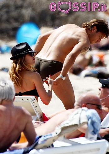 totti e balsi al mare