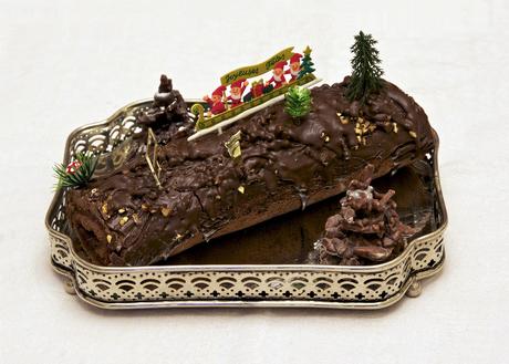 Cena di Natale in Asia bûche de Noël