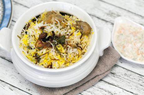Cena di Natale in Asia biryani