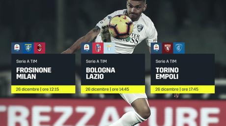 DAZN, Serie A 18a Giornata, Diretta Esclusiva, Palinsesto e Telecronisti DAZN, Serie A 18a Giornata, Diretta Esclusiva, Palinsesto e Telecronisti