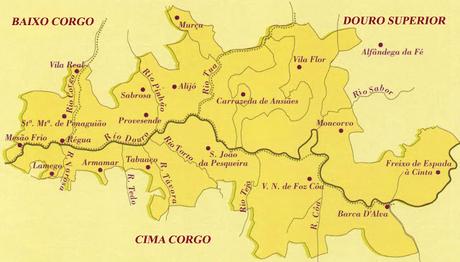 mappa valle douro portogallo Prova di vini di Porto a Lisbona, un tour tra vini e Fado con me