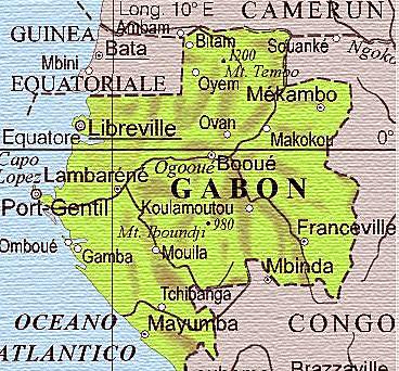 Colpo di Stato in Gabon Risultati immagini per gabon cartina