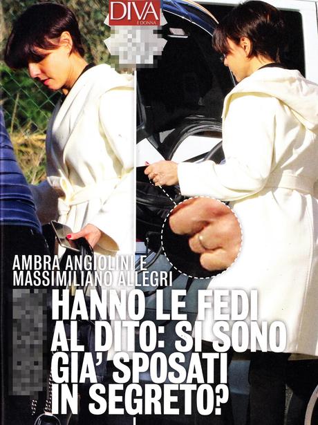 Ambra e Allegri con la fede al dito: matrimonio segreto? Ambra e Allegri con la fede al dito: matrimonio segreto?