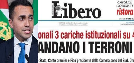Di Maio contro Libero: “Finanziato con soldi pubblici, anche dei terroni” Di Maio contro Libero: “Finanziato con soldi pubblici, anche dei terroni”
