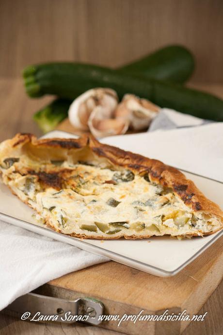 Torta salata con Zucchine e Ricotta Torta salata con zucchine e ricotta