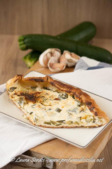 Torta salata con Zucchine e Ricotta Torta salata con zucchine e ricotta